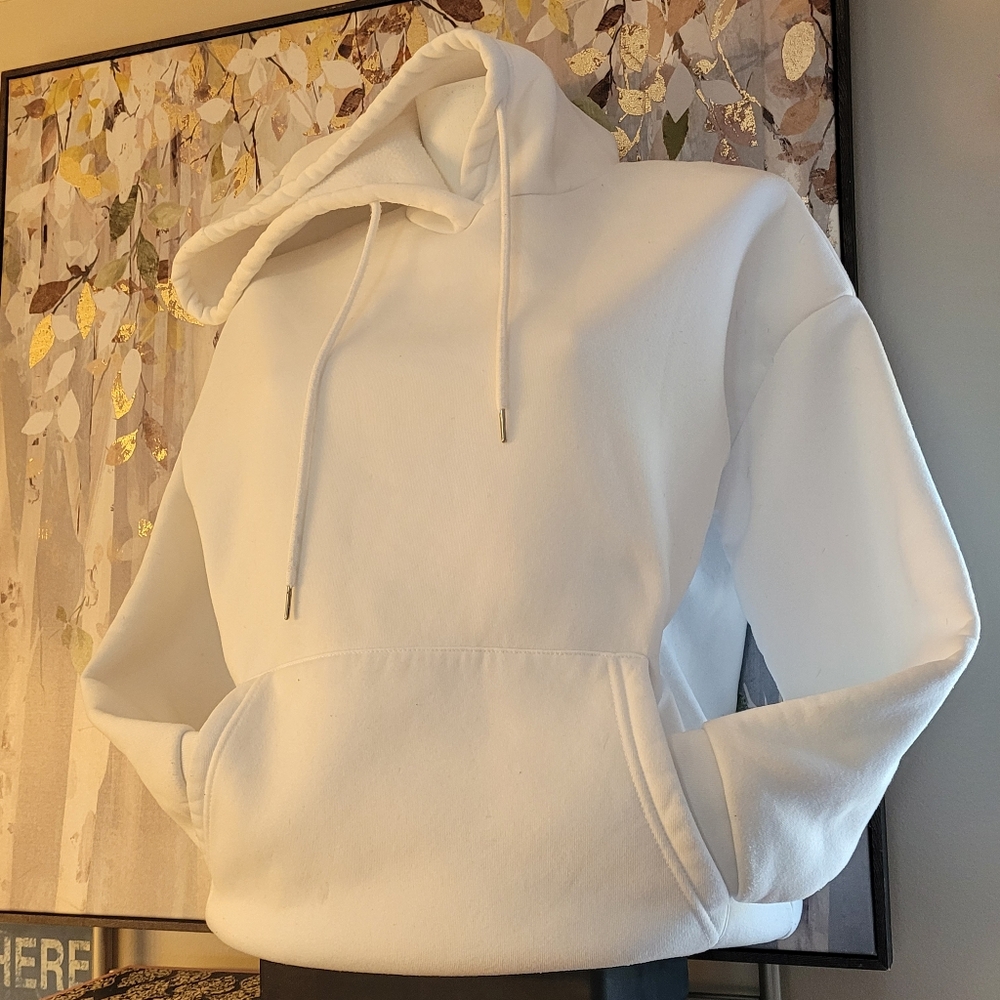 Love Your Self Hoodie Sweatshirt White Women's XS Shein - Picture 13 of 13